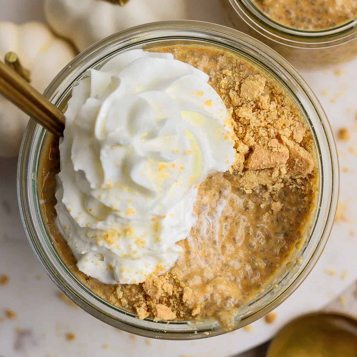 Creamy Protein Pumpkin Chia: Cottage Cheese Secret Ingredient